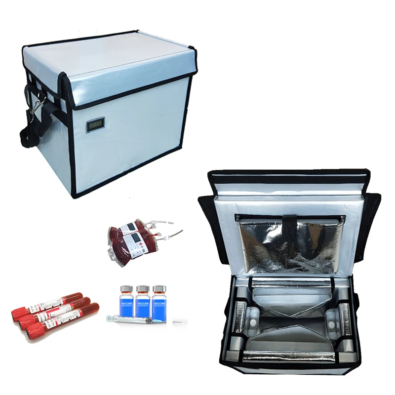 Wholesale 10L High-Quality Medical Cooler Bag Vaccine blood shipper with ice packs
