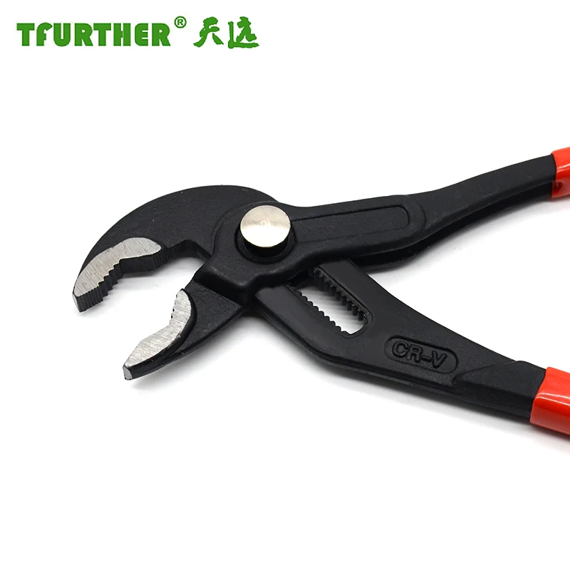Groove Joint Pliers 10inch with Fast Adjustable clamp Groove Pliers Wrench for Water Pump pipe clamp Pliers for Home Repair