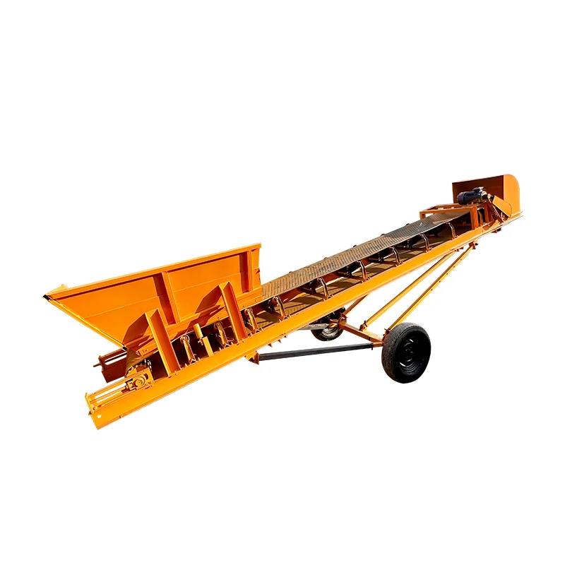 Customize Motorized Flat Straight Pvc Belt Conveyor Folding Industrial Inclined Belt Conveyor