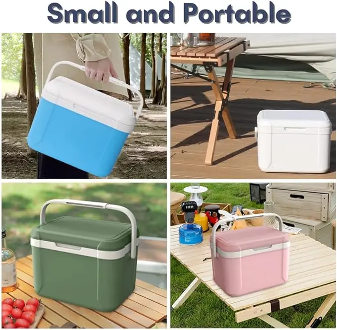 SeeMore 50 Liter Ice Cooler Hard Cooler Picnic Lightweight for BBQ Beach Camping Ice Chest Box