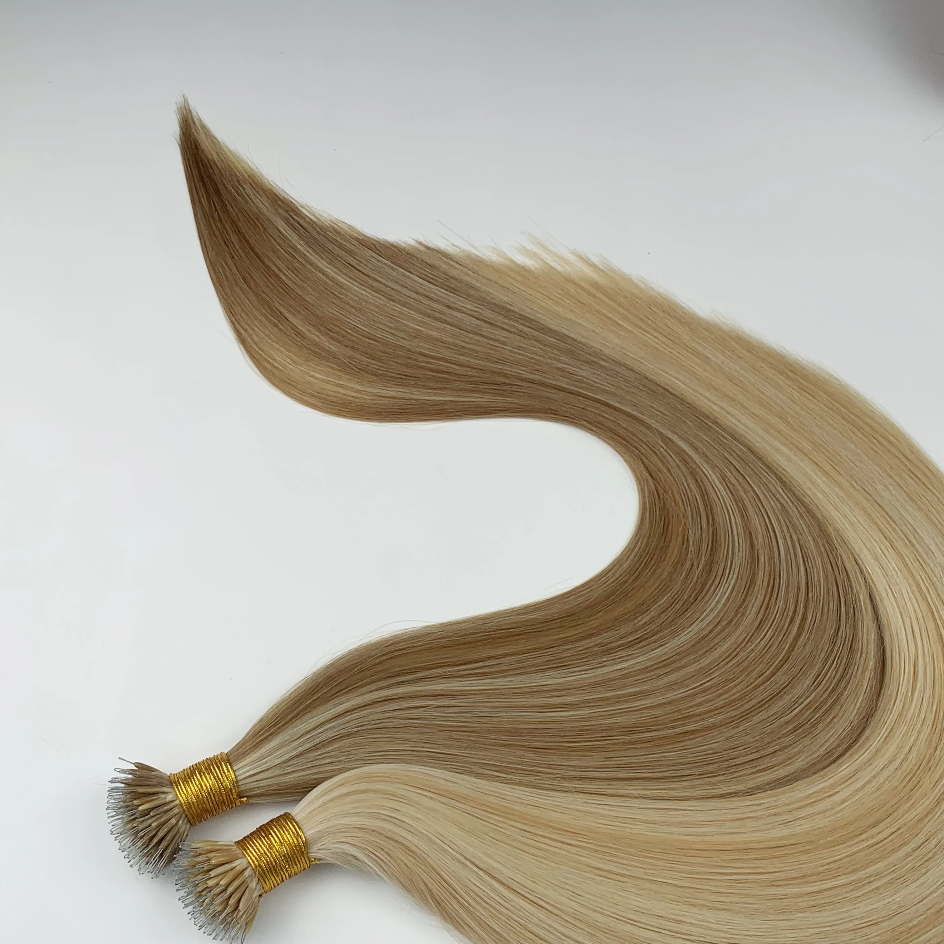 Factory Price Double Drawn Cuticle Hair Vrirgin Remy Human Russian Hair Nano Mini Tape Hair Extensions