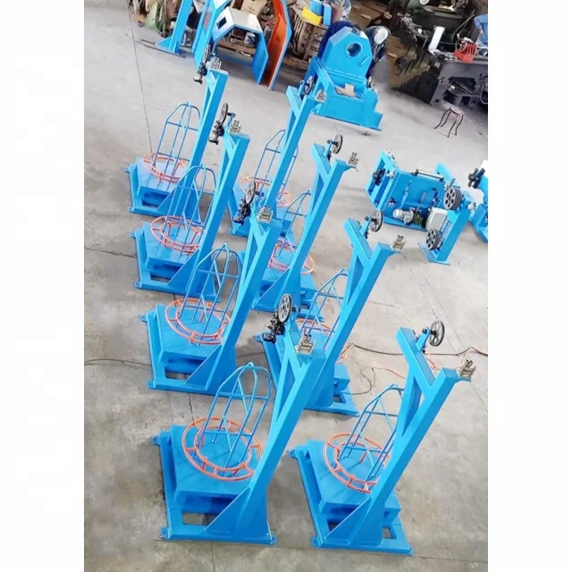 Coil type steel wire pay-off for steel wire armoring production line