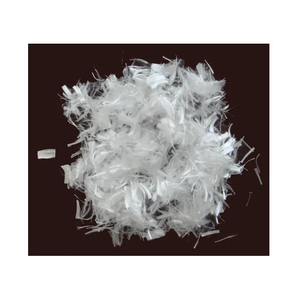 12mm Synthetic Staple PP Fiber for Concrete Decorative Panels Wall Monofilament Micro Polypropylene Fiber