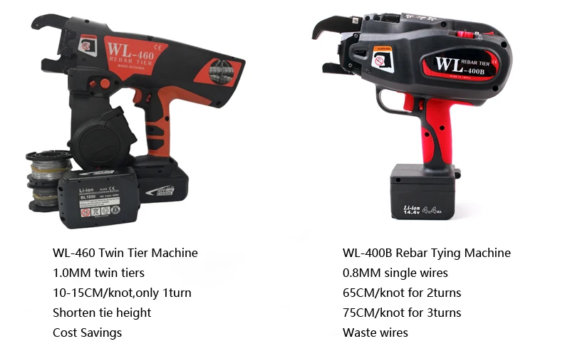 WL-460/660 Electricity Power Source Wire Tie Twister/max Rebar Tying Machine