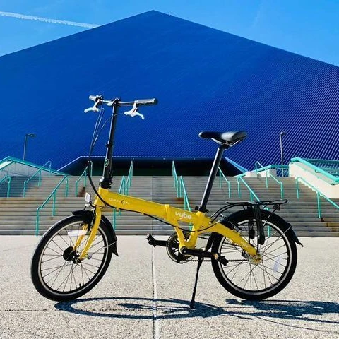 Easy to carry Dahon Vybe D7 folding Bike w/Adjustable Forged Aluminum Radius V Handlepost