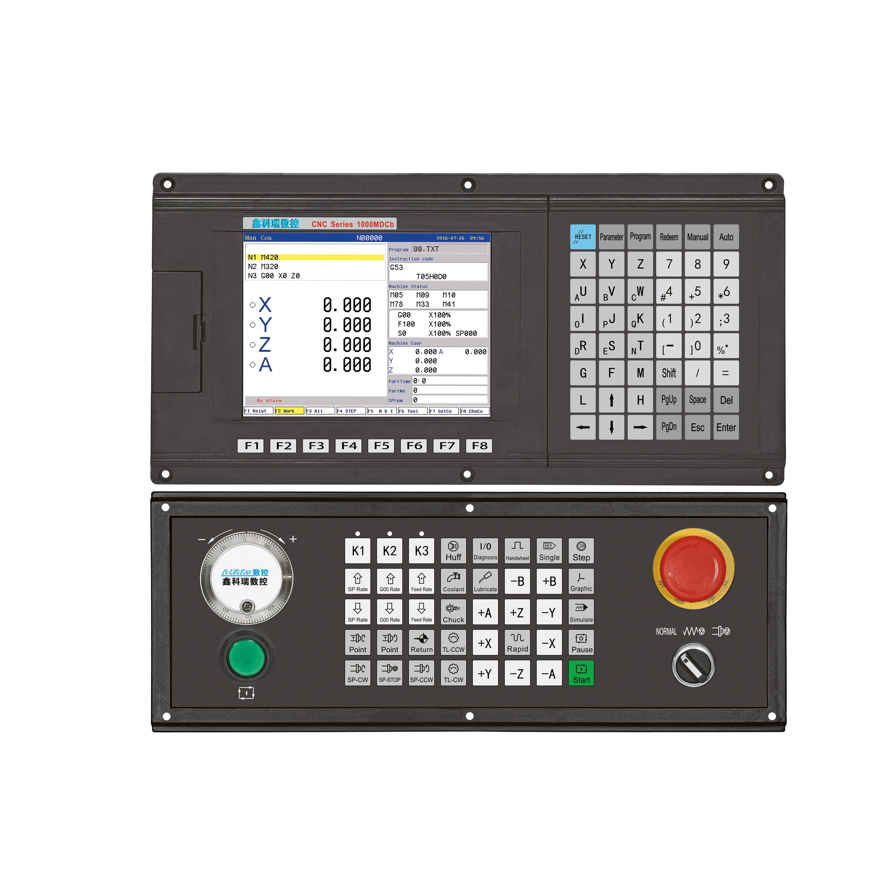 Cheap absolute  4 axis CNC controller Okuma NEW1000MDCa 6 axis analog cnc controller is simillar to FANUC controller