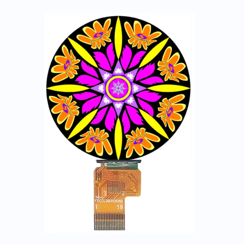 Умные часы LCM 1,28 дюйма TFT IPS круглый ЖК-дисплей модуль 240x240 цветной полный сенсорный экран дисплей