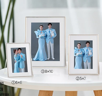 Hot sale Aluminium Metal Photo Frames and metal picture photo frame for Home decoration