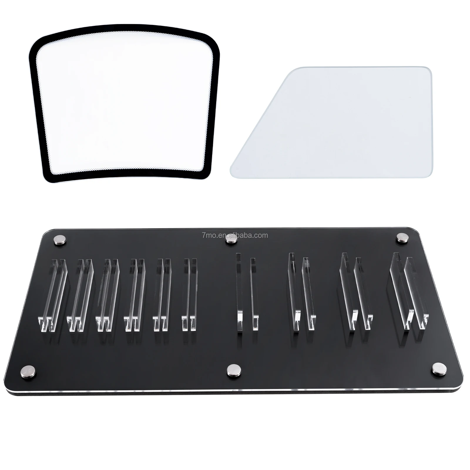 7mo High Quality Tempered Glass Front Windshield Model Display Set Window Glass Model For Car Window Tint Display