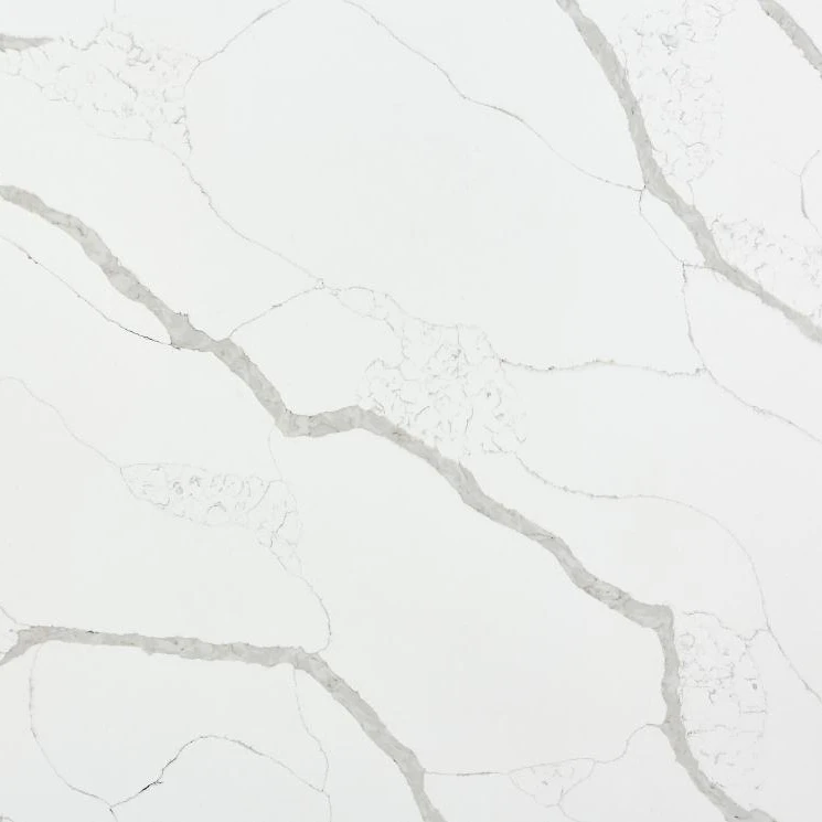 JLY9138 Calacatta white quartz stone slab manufacturer made wholesale quartz stone countertops prefab available
