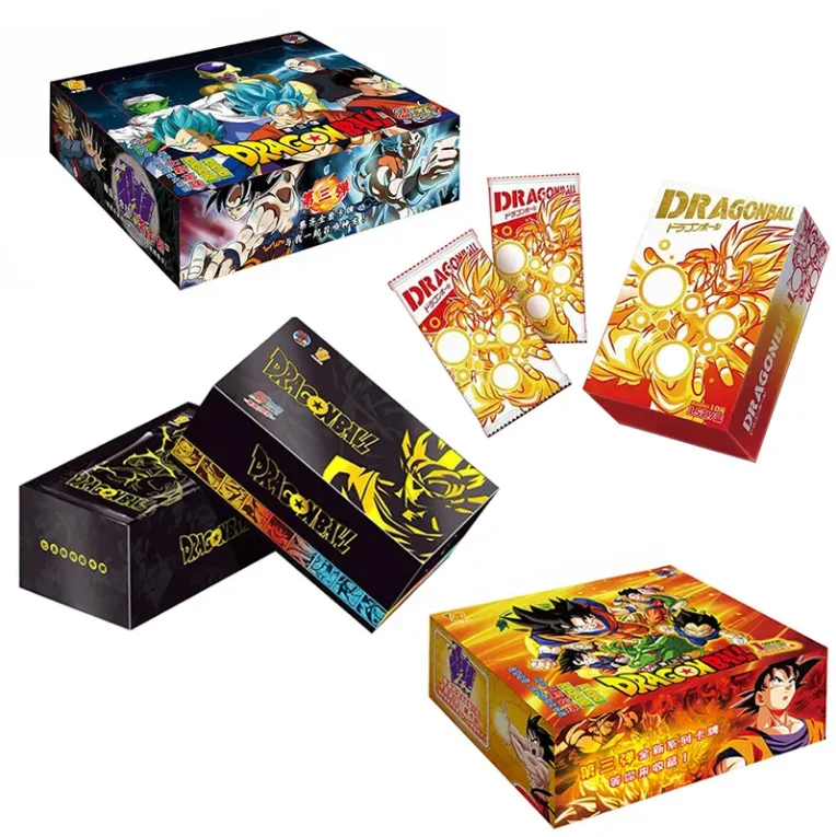 Dragon Ball Z Edition Collectible Cards Wholesale Japanese Anime DBZ Bronzing SSR TCG Cards Game Board Cards Booster Box