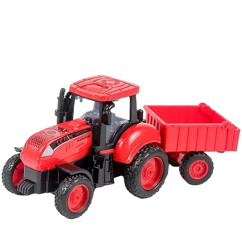 Новинка оптовая продажа пластиковый фермерский автомобиль 13 5 см сборщик Игрушечный трактор завод