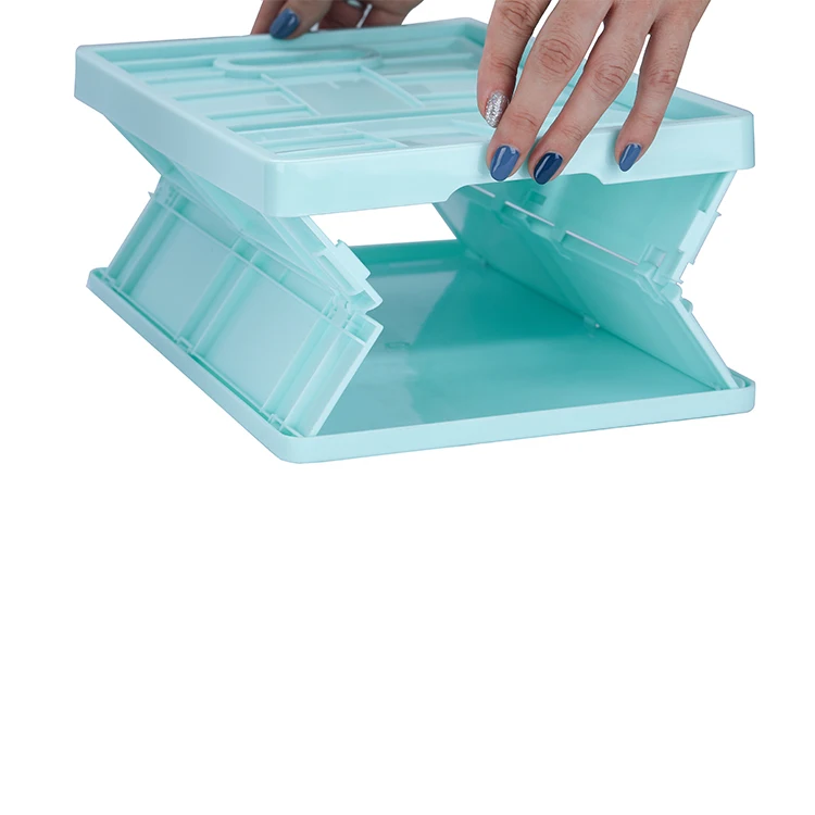 Plastic Custom Products Folding Laundry Basket Household Plastic Storage Baskets