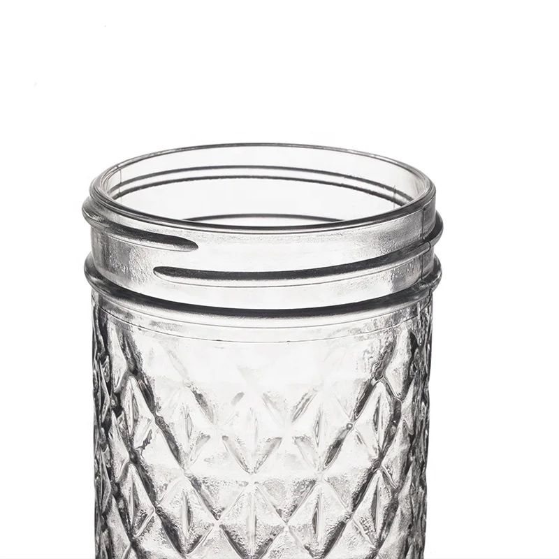 Berlin Packaging Wholesale Packing Round Wide Mouth Food Storage Beverage Honey Glass Mason Jars With Aluminum Lids