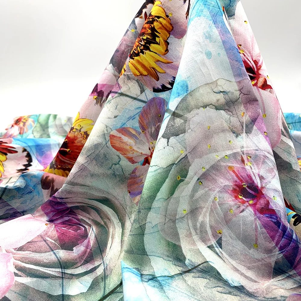 
Customized design 40*40 110*70 100% Cotton Poplin Plain digital printed Fabric for women dress 