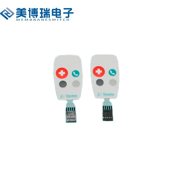 Customized flexible touch screen tactile buttons membrane switch vivid alphanumeric keypad