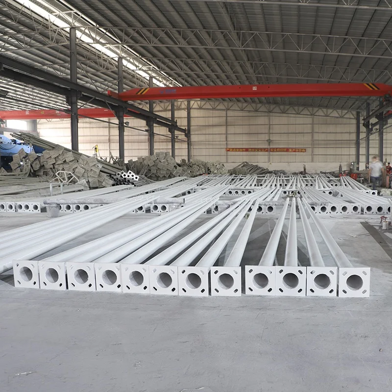 Good price steel tubular pole , street lighting pole
