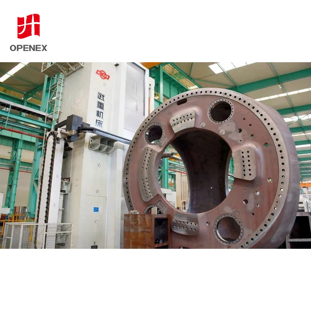 OEM Cast Machinery Foundation Manufacturing Large Custom Turning  Precision CNC Machining Service