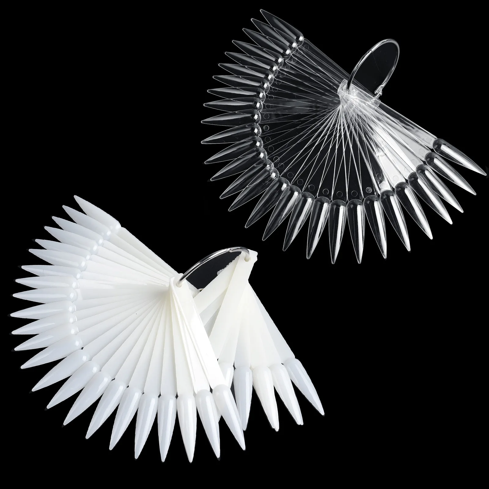 Chart False Full Cover Nail Tips for Nail Art Practice Display Nail Tools