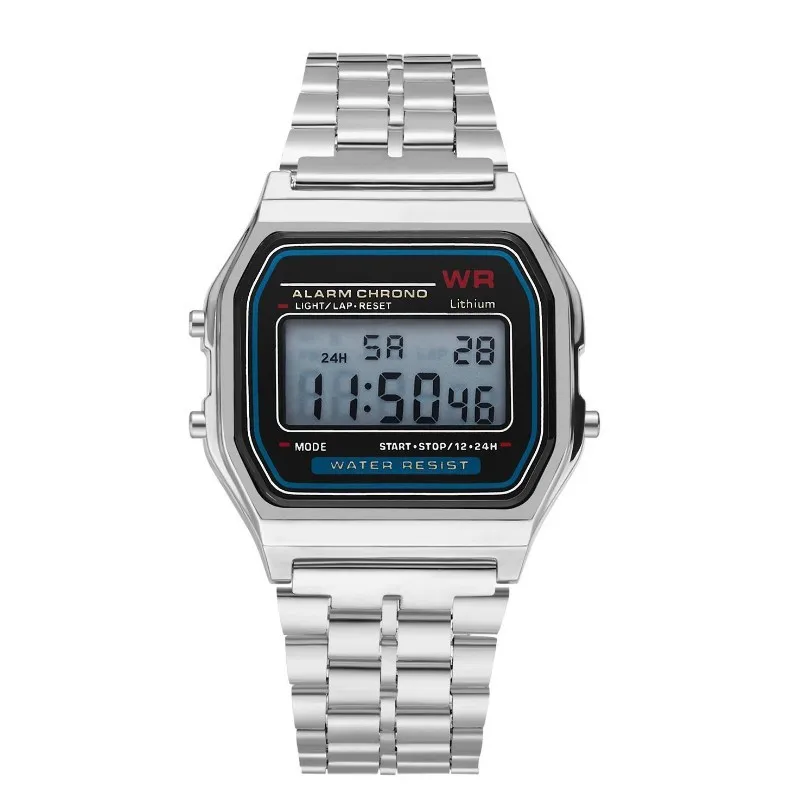watch good quality Fashion Mens Gold Digital Watch from Factory Wholesale Cheaper