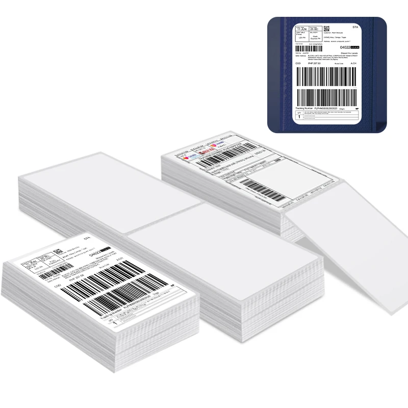 Free Sample Hot Sell 4x6 Waybill Sticker A6 100x150 Thermal Paper