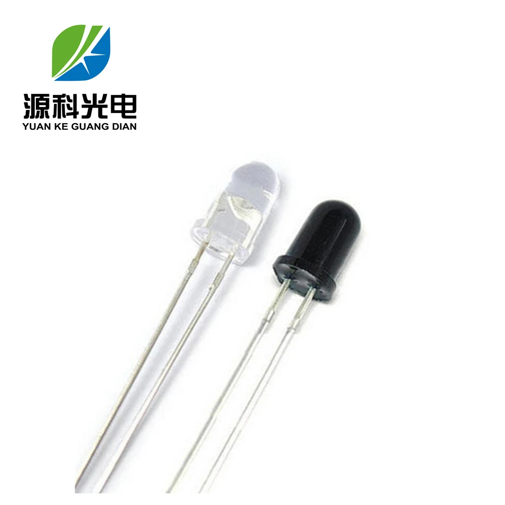 Photodiode F3mm F5mm 15 25 30 45 60 940nm IR LED infrared emitter IR photodiode phototransistor receiver tube