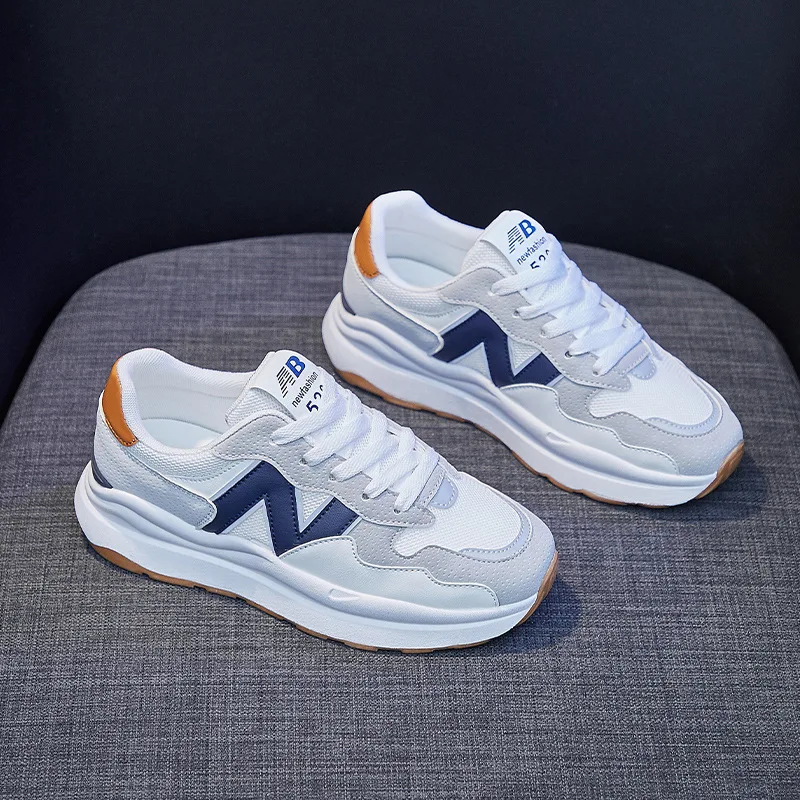 Wholesale Candy Colors Non-Slip White Lady Casual Sneakers Fashion Trend Ladies Shoes Flat