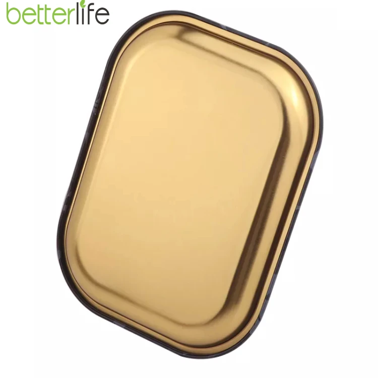 100+ Styles Wholesale stainless steel tray Free sample custom storage trays  tray with magnetic cover or lid