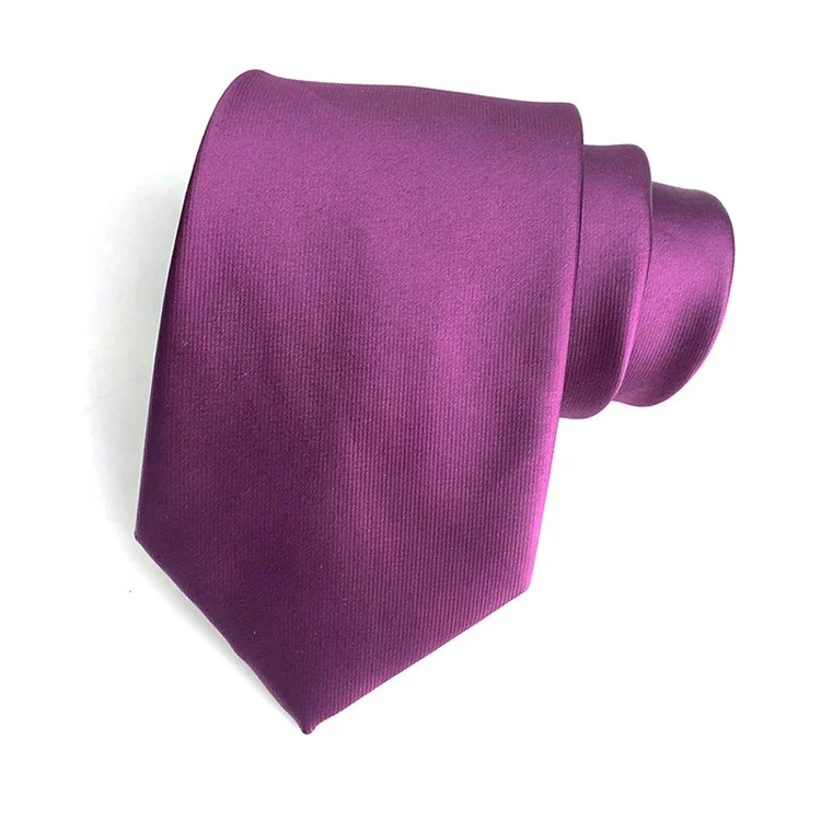 High quality most popular bulk of all black plain ties solid color satin