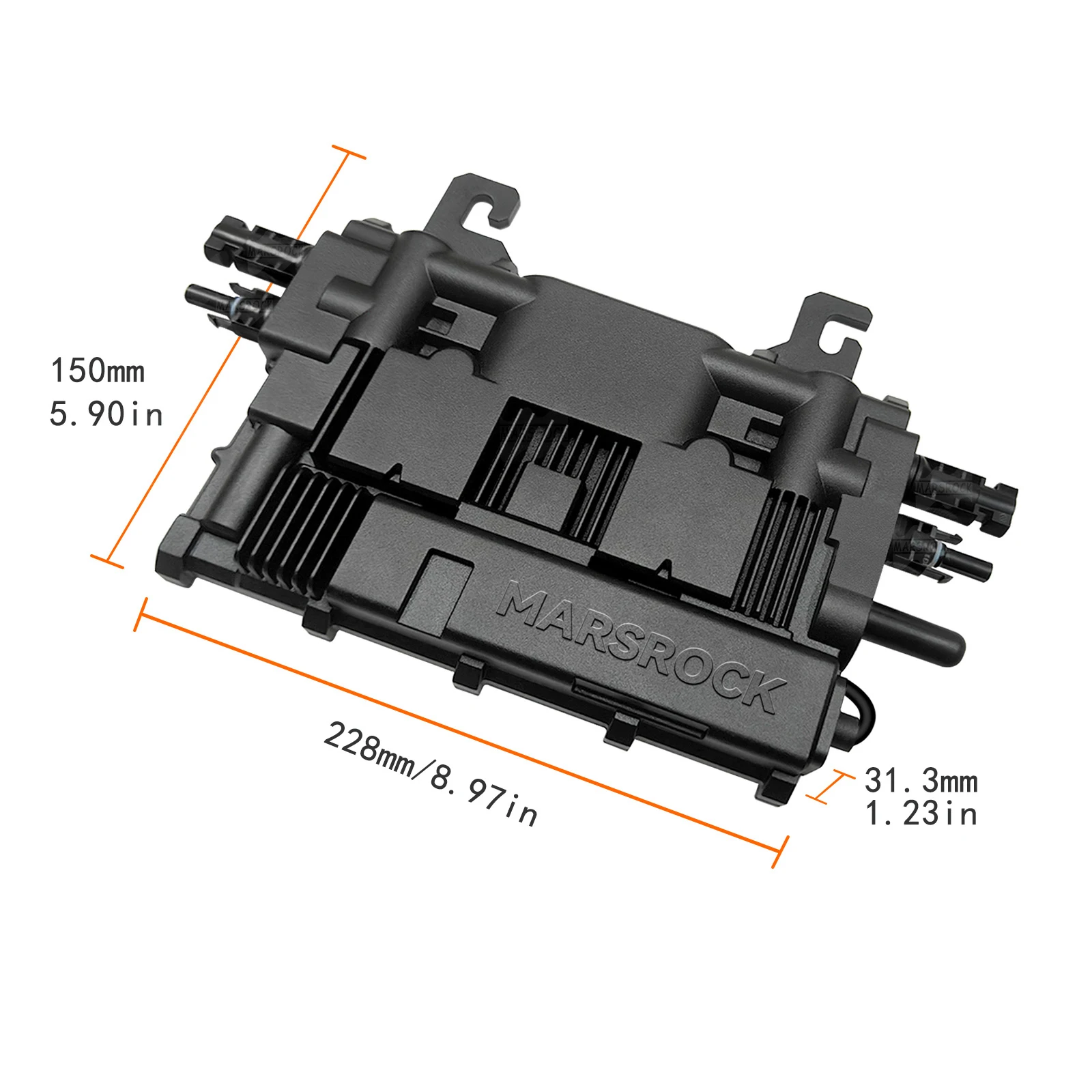 Hot Selling MarsRock Inverter IP67 1000W 2 MPPT Input 2 *17A Sub-1G CE/ROHS/FCC  Grid Tie Micro Inverter For Home Use