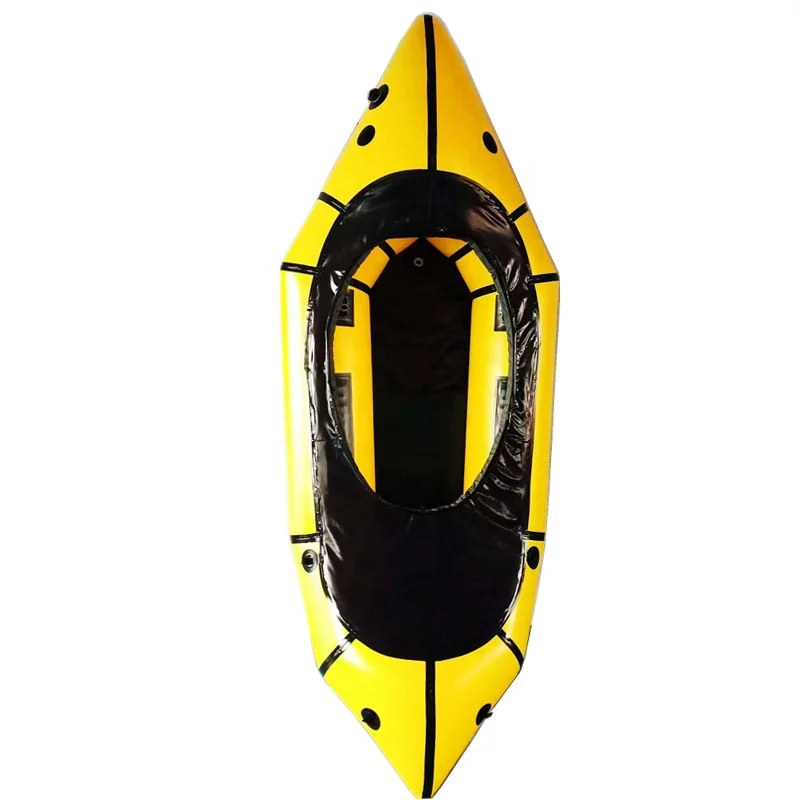 Factory Price Packraft TPU Fabric Inflatable White Water Rowing Boat Paddle Kayak/Packraft