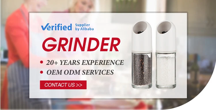 Одинарная банка для измельчения, керамический механизм теплого серого цвета для кухни, мельница для соли и специй, набор мельниц для соли и перца