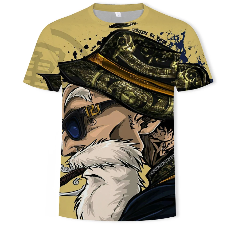 Free Shipping Factory Customized Sublimation Printing Tagless T Anime Tee Shirts Breathable Comfortable Anti-Shrink T Shirts