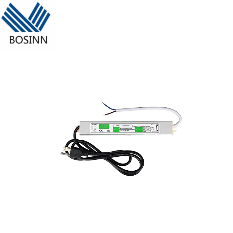 AC100~277V Input 600 Watt Universal IP67 LED Light Adapter 36V 48V AC DC Power Supply 24V LED Driver Transformer
