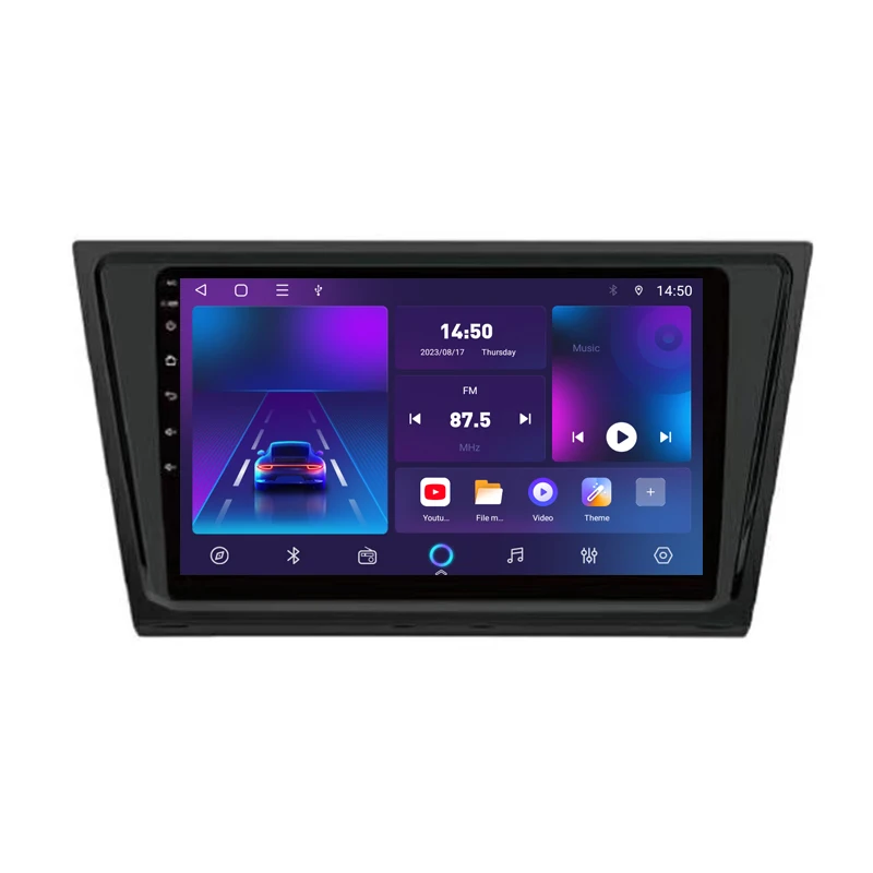Head Unit 9 Inch Upgrade Car GPS Radio Navigation for VW Bora Android Touch Screen Carplay 2016-