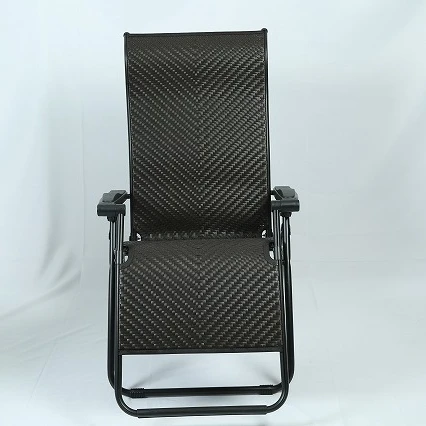 
Zhen Dong High Quality Beach Sun Lounger Metal Folding Chair Zero Gravity With Armrest 