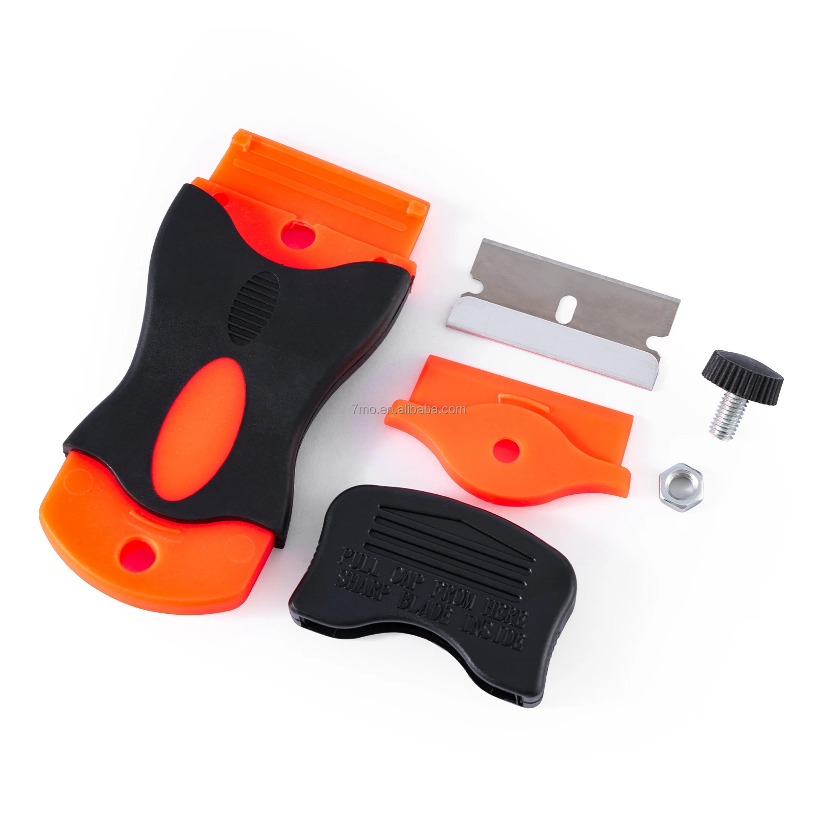 7mo Razor Scraper Safety Blade Sticker Sealant Removing Ground Cleaning Scraper Window Glass Cleaning Scraper