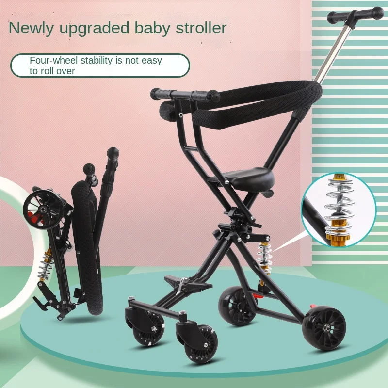 Wholesale Baby Simple Baby Walking Folding Trolley