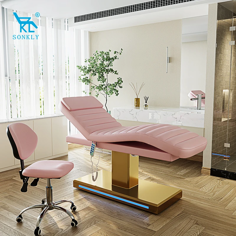 SONKLY Wholesale lash bed Electric Salon Massage Bed Spa Bed Beauty Chair Factory Outlet