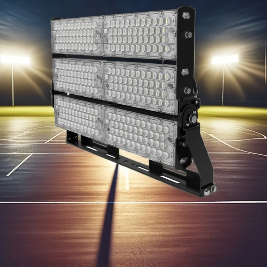 9000Lm Led Ip65 100W 130W 1000 Watt 150 W Cob Square Outdoor Waterproof High Football Stadium Flood Light For Basketball Court