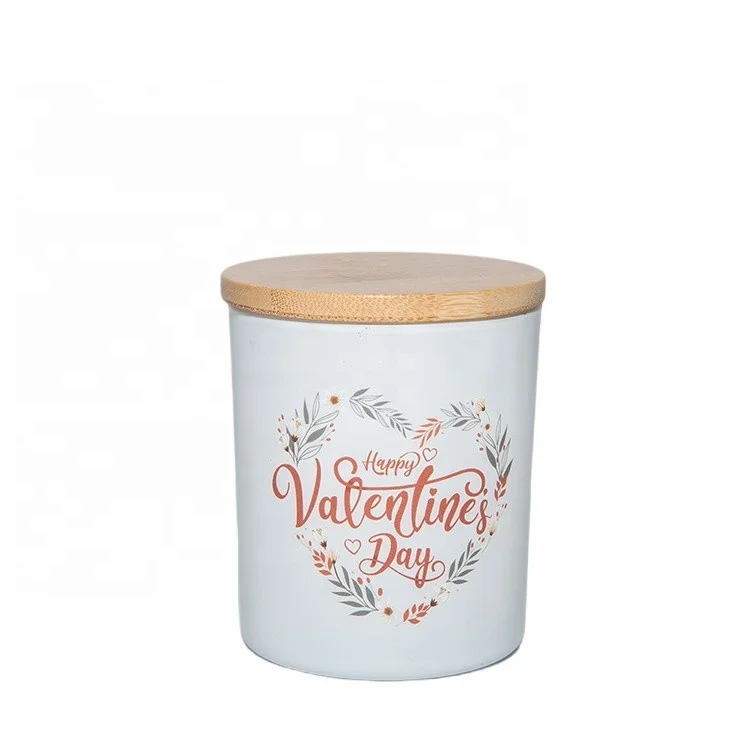 soy wax glass candle jars with metal lids flower pressed bell glass candle jar