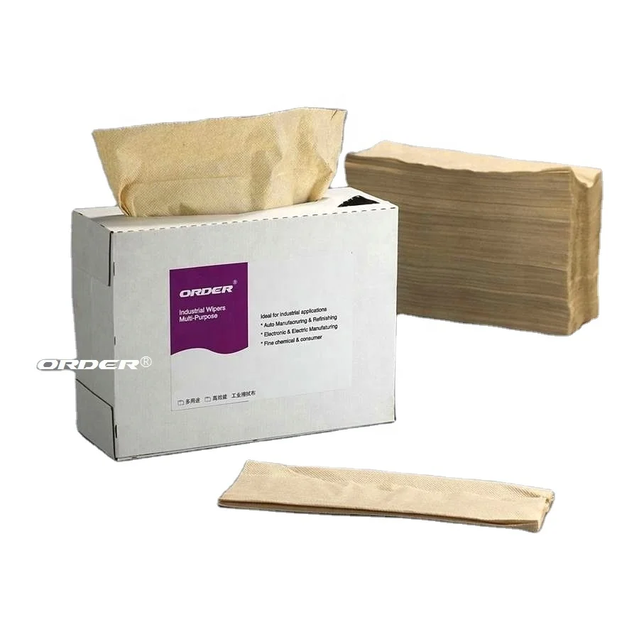 3 ply Embossed Virgin Woodpulp W-fold double pop-up box wiping wipers paper