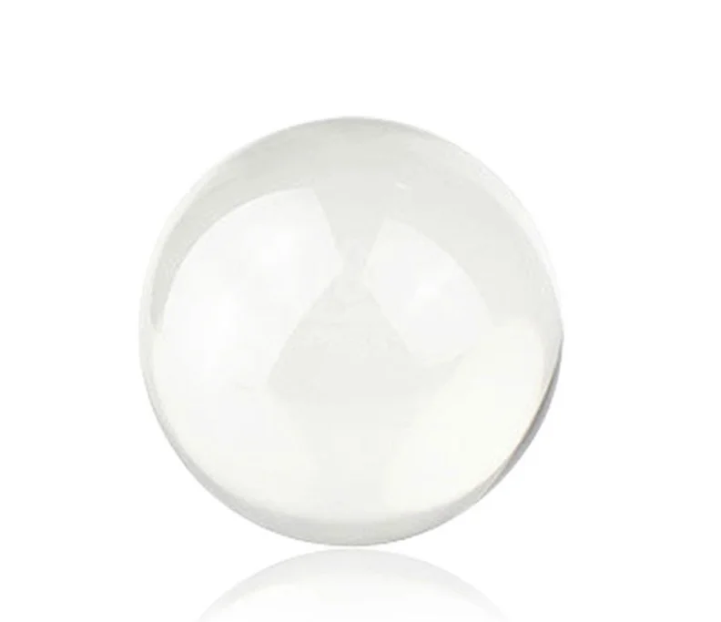 Crystal Ultra Clear Acrylic Ball Manipulation Contact Juggling Magic Tricks  juggling club ball
