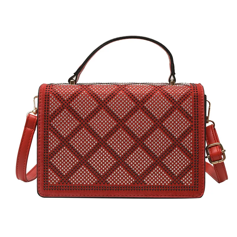 Unique style diamonds hand bags ladies shoulder messenger handbags luxury purses for