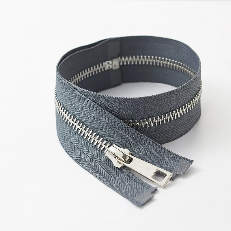 Bag Hoodie Pocket Zipper Metal #3 Antique Silver Gunmetal Nickel Brass Cremallera Close End Metal Zippers