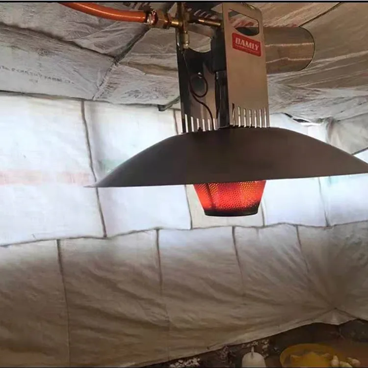 
waterproof heating lamp chicken gas brooder for poultry farm/ chicken house 