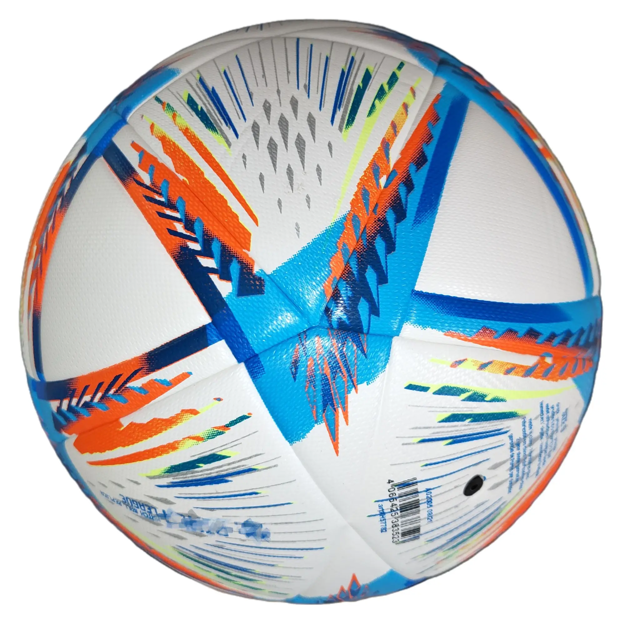2023 Qatar Wholesale ALL RIHLA BALL Thermal Bonded Soccer Match Ball Machine Stitch Soccer Football Made By Pakistan