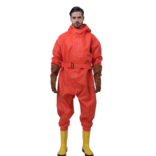 Semi-enclosed light  type chemical suit clothing