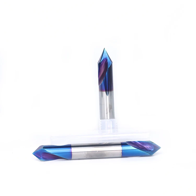 2/3 Flute Solid Carbide Chamfer End Mill 90 Degree Chamfering Milling Cutter