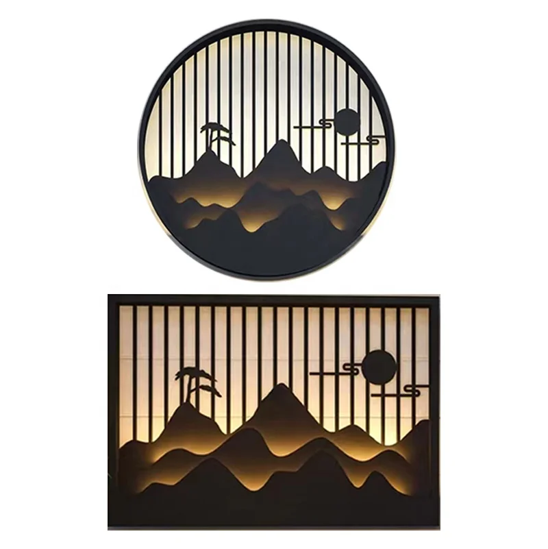 Factory produces new style decorative art modern popular metal curtain wall led lights